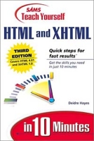 Sams Teach Yourself HTML and XHTML in 10 Minutes (3rd Edition) артикул 12657d.